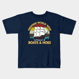 Prestige Worldwide Boat And Hoes Kids T-Shirt